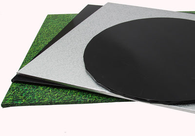 Masonite Cake Board (BLACK) - 11" ROUND