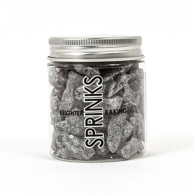 SILVER Large Rock Sugar Sprinkles (75g) - by Sprinks