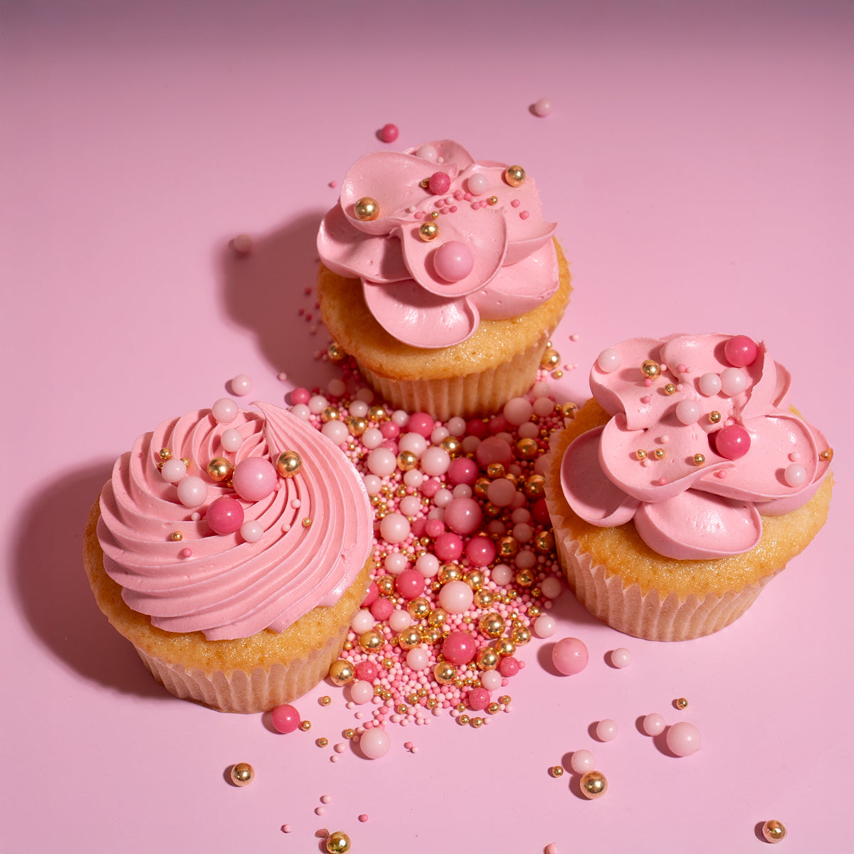 PINK VELVET Crunch Sprinkles - by Sprinks