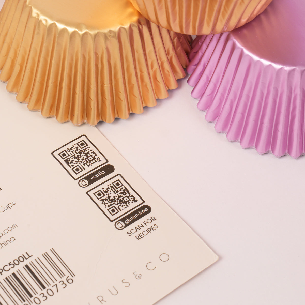 Papyrus & Co 44mm Lilac Foil Baking Cups | 50 Pack