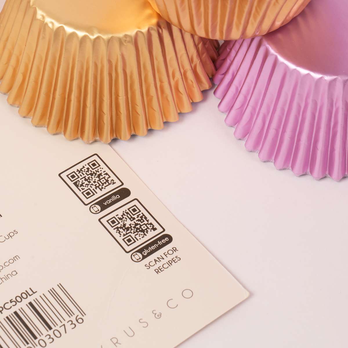Papyrus & Co 44mm Lilac Foil Baking Cups | 50 Pack