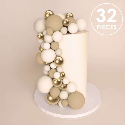 SPRINKS CHAMPAGNE GOLD Cake Ball Toppers (32 Piece)
