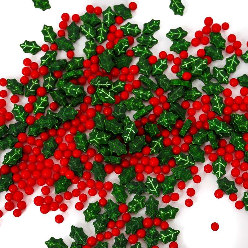 DECK THE HALLS Sprinkles (70g) by Sprinks
