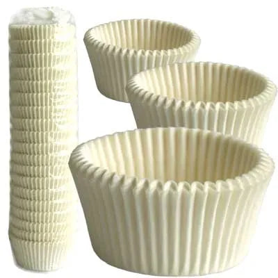 360 MINI BAKING CUPS - WHITE - 500 PIECE PACK