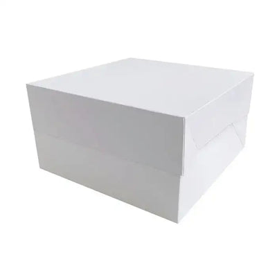 Milk Carton White Cake Box & Lid 20" x 20" x 6" high
