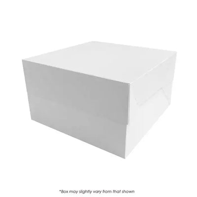 Milk Carton White Cake Box & Lid 12"x 12" x 6" high