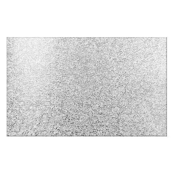 Cake Board Masonite 24" x 16" 6mm Silver Rectangle