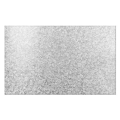 CAKE BOARD SILVER 28 X 16 INCH RECTANGLE MDF 6MM THICK