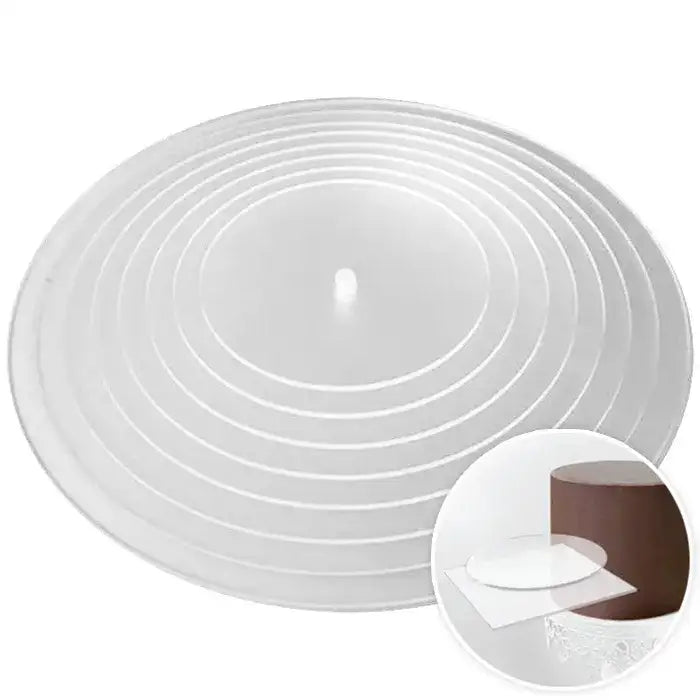 GANACHE LID SET ROUND 8 PIECES (5-12 INCH)