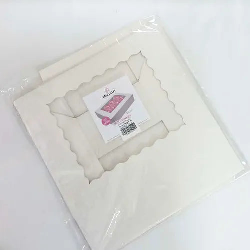 CAKE CRAFT | WHITE | 12 HOLE CUPCAKE BOX | RETAIL PACK