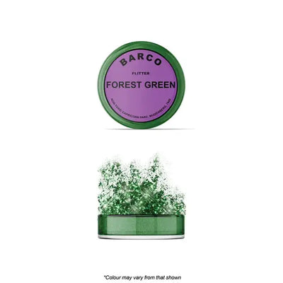 Barco Green Flitter Glitter | Non Toxic | 10ml