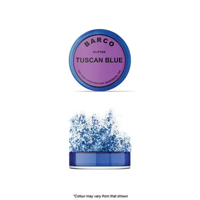 Barco Tuscan Blue Flitter Glitter | Non Toxic | 10ml