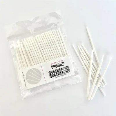 Brush Mini White 50pc Brushes