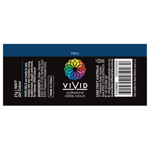 Food Colour Navy 21g VIVID