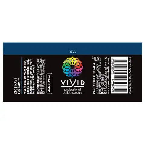 Food Colour Navy 21g VIVID