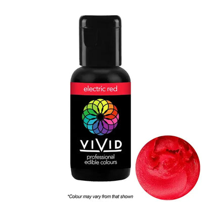 Food Colour Electric Red Gel 21g VIVID