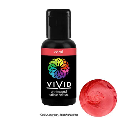 Food Colour Coral 21g VIVID