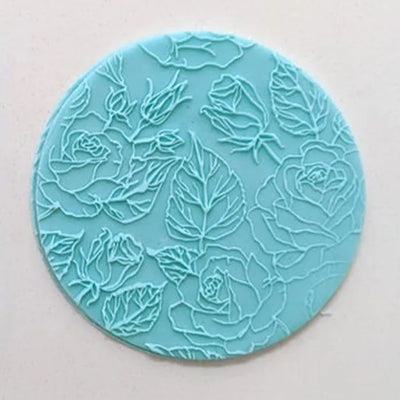 Cookie Stamp Floral Pattern Debosser