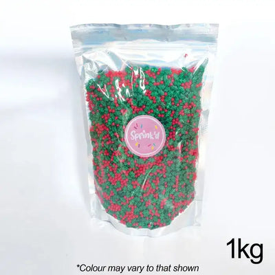 SPRINK'D | HOLLY & BERRY SPRINKLES | 1KG