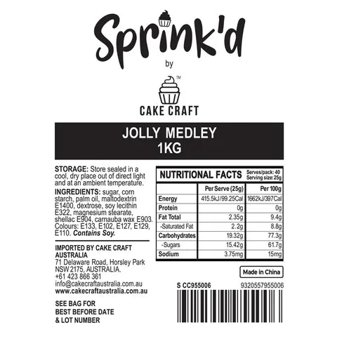 Sprinkles SPRINK'D | JOLLY MEDLEY | 1KG