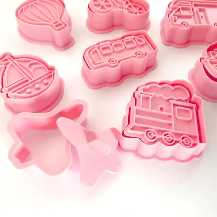 Cookie Cutter Travel Vehicles 8 piece Set