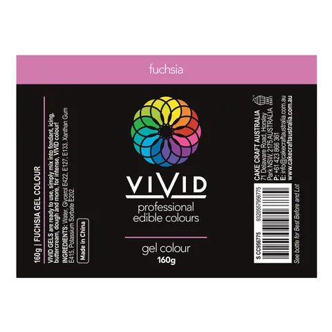Food Colour Fuchsia Gel 160g