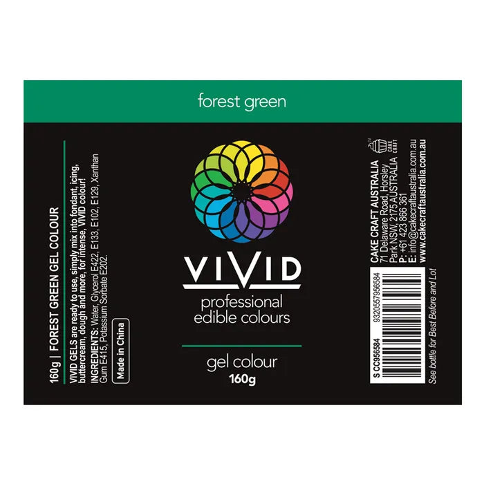 Food Colour Forest Green Gel Colour 160g