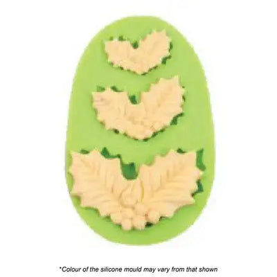 Mould Assorted Holly Silicone Mould