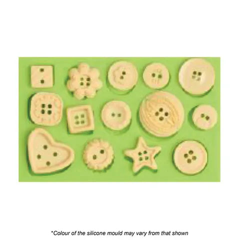 Silicone Mould Assorted Button