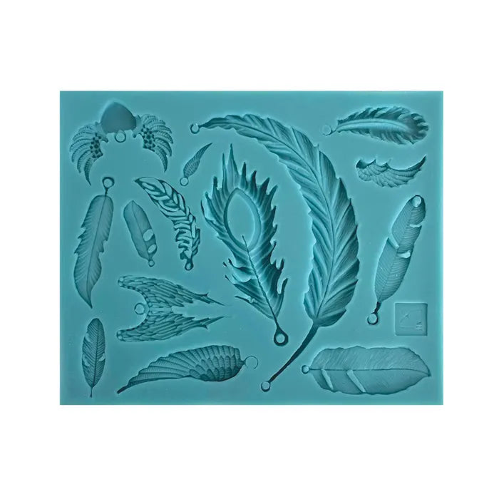 ASSORTED FEATHER AND WING SILICONE MOULD