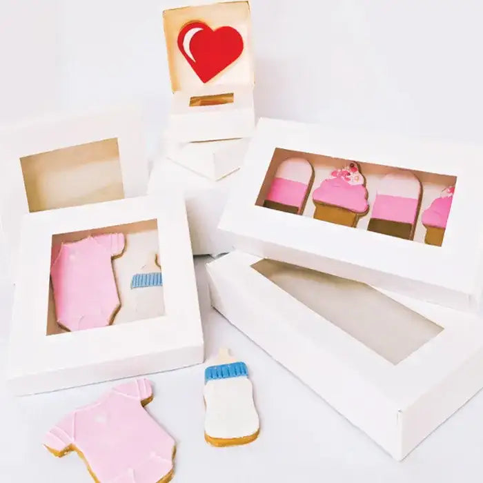 DISPLAY COOKIE BOX 255MM X 175MM X 50MM 10 PIECES