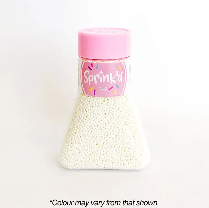 Sprinkles Sprink'd Sugar Balls White 2mm 110g