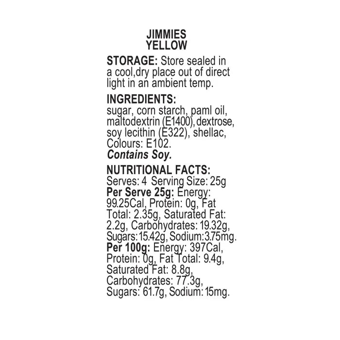 SPRINK'D | JIMMIES | YELLOW | 60G