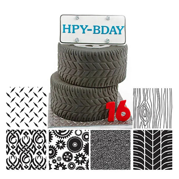 Texture Sheets Manly 6pcs