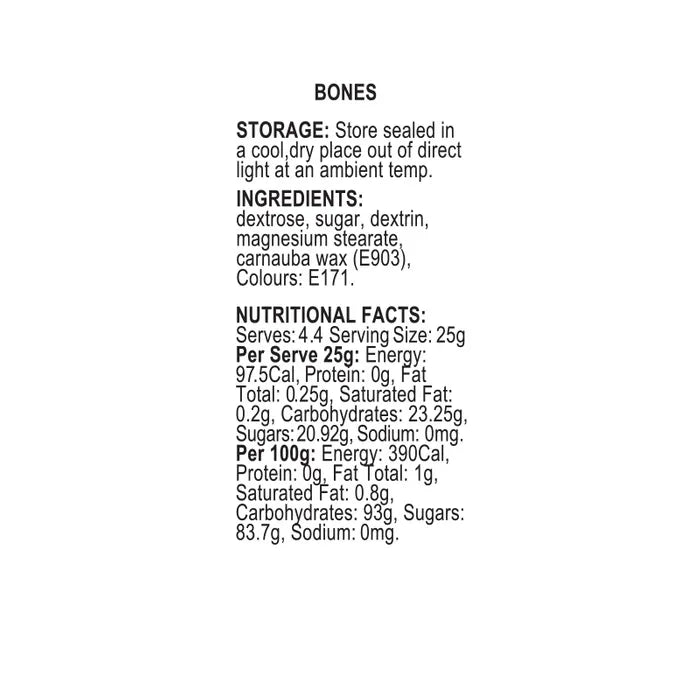 Sprinkles Bones 100g Sprink'd