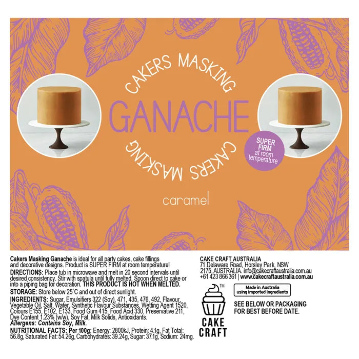 Caramel Chocolate Ganache 750g (Cake Craft)