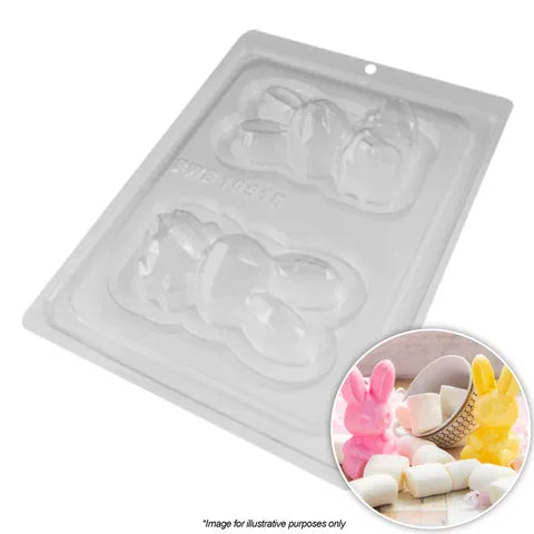 SMALL GEOMETRIC BUNNY | 3 PIECE (Cake Craft)