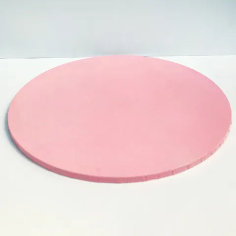 Cake Board Masonite Pink 12" Round (CC)