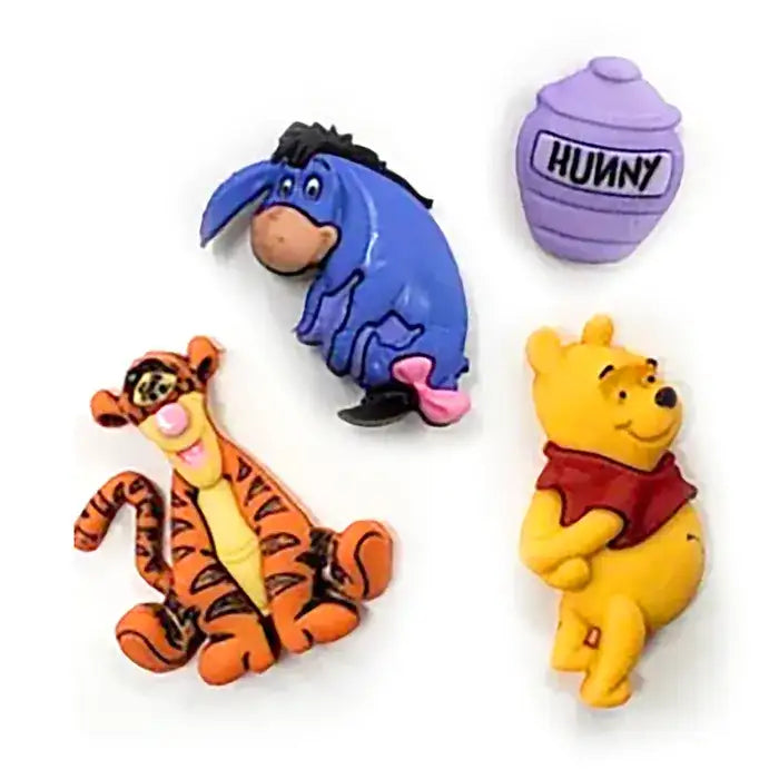 WINNIE THE POOH, TIGGER & EEYORE SILICONE MOULD