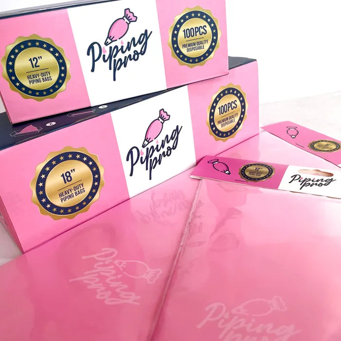 DISPOSABLE PIPING BAGS | HEAVY DUTY | 18 INCH | 100 PIECES (Cake Craft)