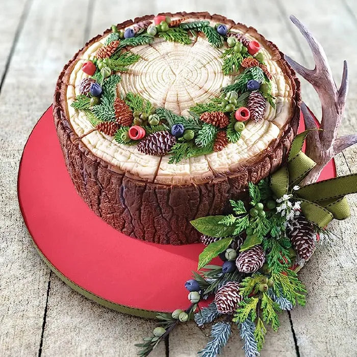 Mould Silicone Assorted Wreath, Leaves & Berries Silicone Mould