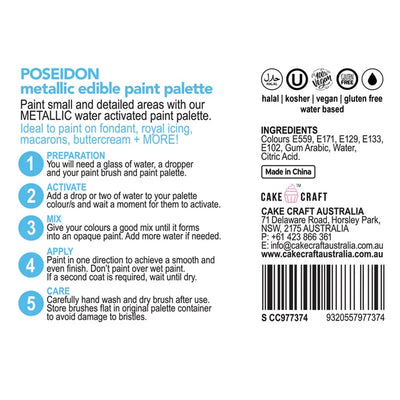 Paint Palette Metallic Paint Palette Poseidon