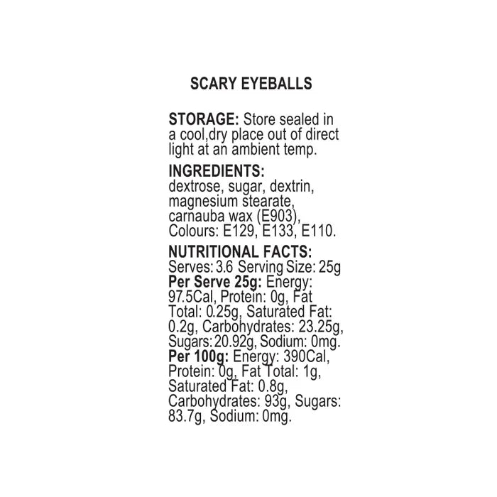 SCARY EYEBALLS | 60G SPRINK'D