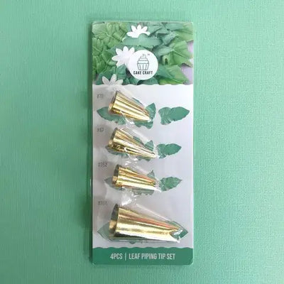 LEAF PIPING TIP SET | 4 PIECE SET (CAKE CRAFT)