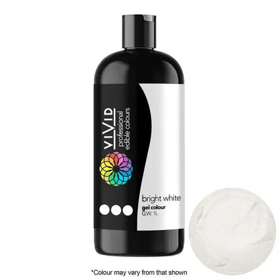 Food Colour BRIGHT WHITE GEL COLOUR 1L
