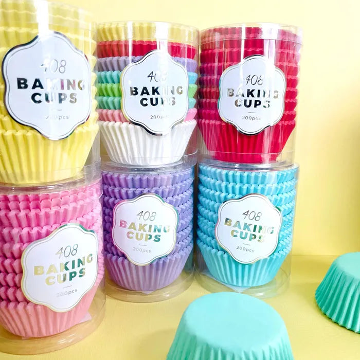 408 BAKING CUP | WHITE | 200 PACK CAKE CRAFT