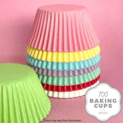 CAKE CRAFT 700 BAKING CUP | MIXED | 200 PACK