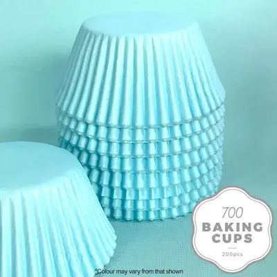 CAKE CRAFT 700 BAKING CUP | PASTEL BLUE | 200 PACK