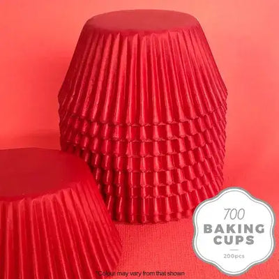 CAKE CRAFT 700 BAKING CUP | RED | 200 PACK