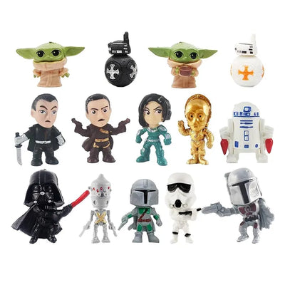PLASTIC FIGURINES | 14 PIECE SET (SW)